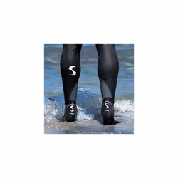 Swim Socks Neoprene Swim Booties (Black, Large)