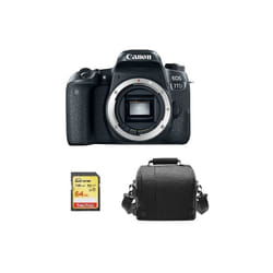 CANON EOS 77D Body + 64GB SD card + camera Bag