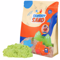 Sensory Sand 5 Pounds of Green Play Sand Bulk Refill Size