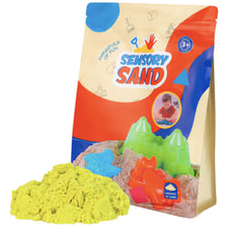 Sensory Sand Yellow Sand 5 Pounds Bulk Yellow Color Sand for Kids
