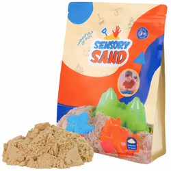 Sensory Sand 5 Pounds Natural Brown Bulk Refill Size for Boys and Girl