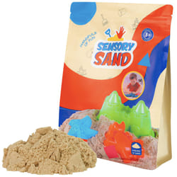 Sensory Sand 5 Pounds Natural Brown Bulk Refill Size for Boys and Girl