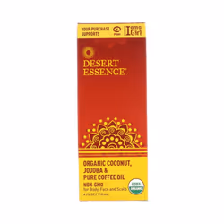 Desert Essence, Organic Coconut, Jojoba & Pure Coffee Oil, 4 fl oz (118 ml)