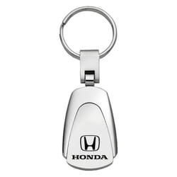 Au-TOMOTIVE GOLD  INC. Officially Licensed Chrome Metal Tear Drop Key Chain for Honda