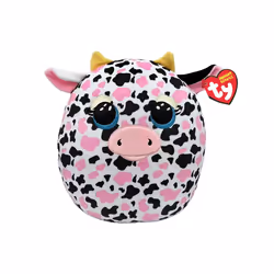 Official TY Plush Soft Toy Characters - 14" Squish A Boos - Milkshake
