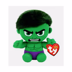 TY Marvel Avengers Plush Soft Toy - Beanie Babies - Hullk