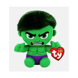 TY Marvel Avengers Plush Soft Toy - Beanie Babies - Hullk