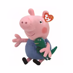 TY Peppa Pig Characters Plush Soft Toy - Beanie Babies - George