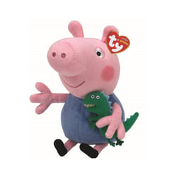 TY Peppa Pig Characters Plush Soft Toy - Beanie Babies - George
