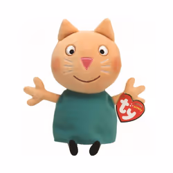 TY Peppa Pig Characters Plush Soft Toy - Beanie Babies - Candy Cat