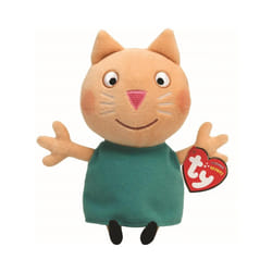 TY Peppa Pig Characters Plush Soft Toy - Beanie Babies - Candy Cat