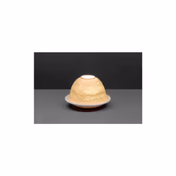 Small Lithophane Dome Tealight Candle Holder - Starry Night