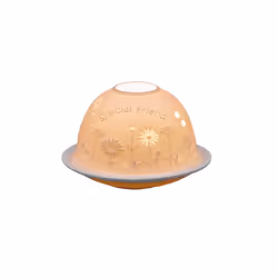 Small Lithophane Dome Tealight Candle Holder - Special Friend