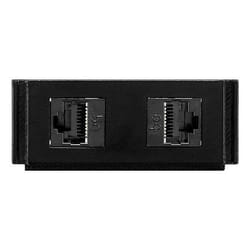 AMX HPX-N102-RJ45 outlet box Black