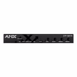 AMX CTP-1301, 4096 x 2160 pixels, AV transmitter & receiver, 70 m, Wired, Black, HDCP