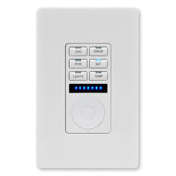 AMX MET-6NE push-button panel White