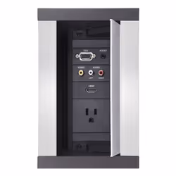 AMX HPX-600, Silver, Aluminium, Plastic, HydraPort modules, 138 mm, 178 mm, 208 mm