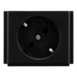 AMX HPX-P200-PC-EU outlet box Type F Black