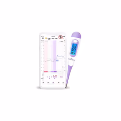 Digital Basal Thermometer for Ovulation with Backlight LCD Display Premom APP 1100th Degree High Precision and Memory Recall  ...