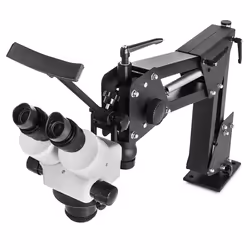 VEVOR Micro Inlaid Mirror Multi-Directional Microscope with Spring Bracket 7X-45X Multi-Directional Micro-Setting Microscope  ...
