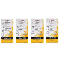 Wella Color Charm Haircolor 10GV Honey Blonde - 10GVÂ â pack of 4