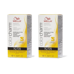 Wella Color Charm Haircolor 7G Sunlight Blonde Brown - 7GÂ â pack of 2