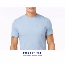 Tommy Hilfiger mens Tommy Hilfiger Men's Short Sleeve Crewneck With Po