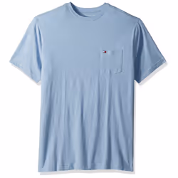 Tommy Hilfiger Men's Short Sleeve Crewneck T Shirt with Pocket  Malaga
