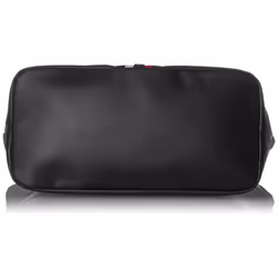 Tommy Hilfiger Women's Jaden Travel Tote Bag  Black Polyvinyl Chloride
