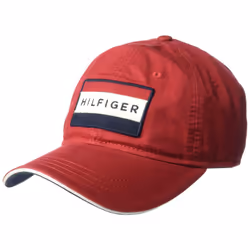 Tommy Hilfiger Men's Cole Dad Hat core red One Size