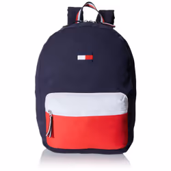Tommy Hilfiger Women's Backpack Patriot Colorblock Canvas Core Navy