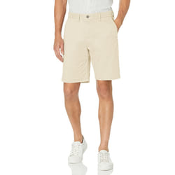 Tommy Hilfiger Men's Casual Stretch Chino Shorts  Sand Khaki  34