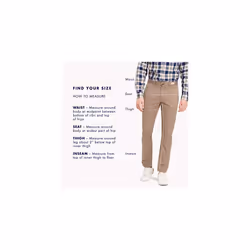 Tommy Hilfiger Men's Big & Tall Stretch Cotton Chino Pants in Classic