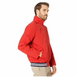Tommy Hilfiger Men's Lightweight Waterproof Regatta Jacket  Racing Red
