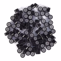 Bead Hair Extension Tools  Silicone Micro Link Rings  1 Bottle/Set 500Pcs 5mm Lined Beads 5 Colors Optional Silicone Lined Links Beads Linkies for Hai