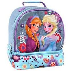 Disney Store Frozen Elsa & Anna Glitter Sparkle Lunch Box Tote