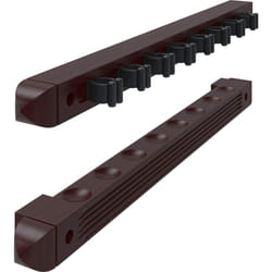 Fat Cat 52-0103 Wall Mounted Hardwood Billiard/Pool Cue Rack (2 Piece)  Mahogany