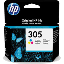 HP 3YM60AE 305 Original Ink Cartridge, Tri-color, Single Pack