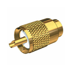 Shakespeare Gold-Plated PL259 Connector - RG8/AU & RG213 Cable PL-259-G