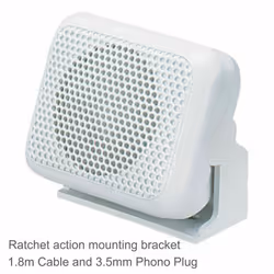 Shakespeare ES-2 External 4 Ohm Speaker - 5W?with Ratchet-Action Mount Bracket