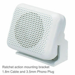 Shakespeare ES-2 External 4 Ohm Speaker - 5W?with Ratchet-Action Mount Bracket