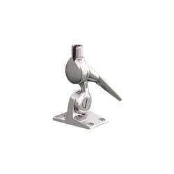 Shakespeare 5187 Stainless Steel 4-Way Ratchet Mount Silver  One Size