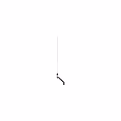 Shakespeare A.I.S. S/S Whip Antenna With 20m Cable - Black / Stainless Steel, 0.9 m
