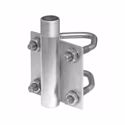Shakespeare AHDVM Heavy Duty SS Vertical Antenna Mount/ Pole?with U-Bolts + Nuts