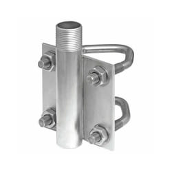 Shakespeare AHDVM Heavy Duty SS Vertical Antenna Mount/ Pole?with U-Bolts + Nuts
