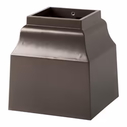 Whitehall Cascade Bronze Mailbox Post Base Cuff