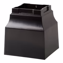 Whitehall 16248 Aluminum Balmoral Post Cuff in Black