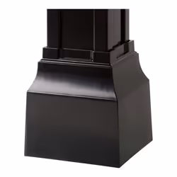 Whitehall 16248 Aluminum Balmoral Post Cuff in Black
