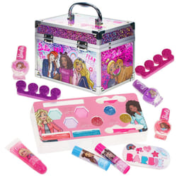 Barbie Movie Kids Makeup Kit for Girls  Real Washable Toy Makeup Set  Barbie Gift  Play Makeup and Pretend Play Toys Ages 3 4 5 6 7 8 9 10 11 12