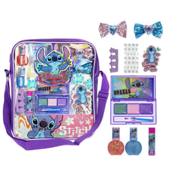 Disney Lilo and Stitch Makeup Filled Shoulder Bag Includes Lip Gloss  Nail Polish  Hair Bow & More! for Girls  Ideal for Ages 3 and Up Perfect for Par